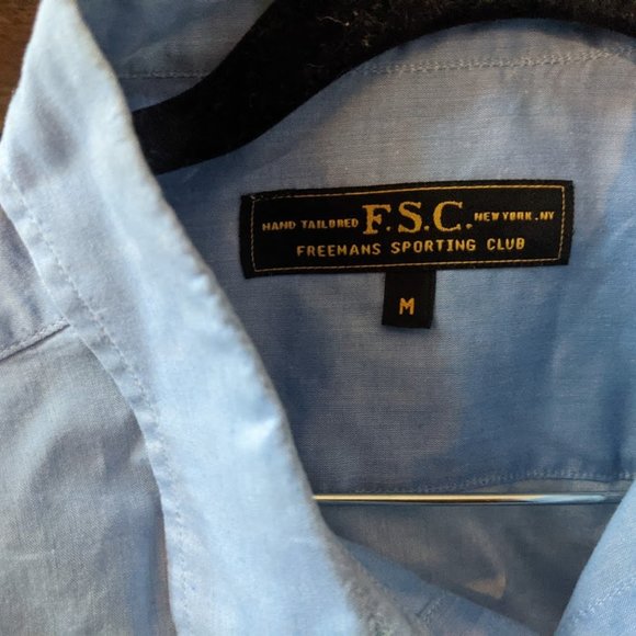 Freemans Sporting Club blue button down - Picture 4 of 6